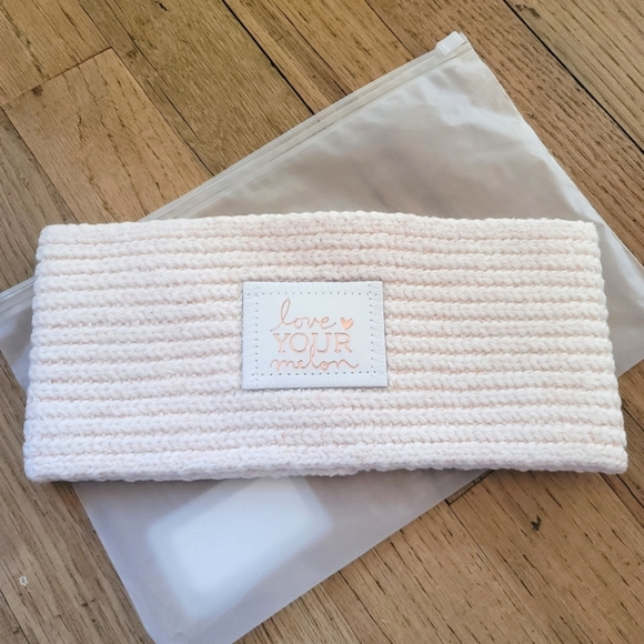 Love Your Melon, Blush Speckled Rose Gold Foil Knit Headband,‎ Blush/Natural - Picture 1 of 6